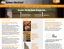 Tablet Screenshot of galvanelectrical.com